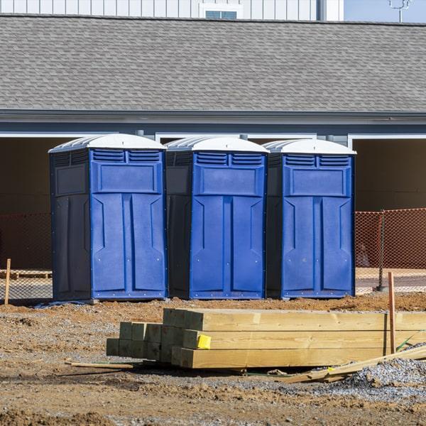 Heavy-duty construction site porta potty in Lawton, Oklahoma